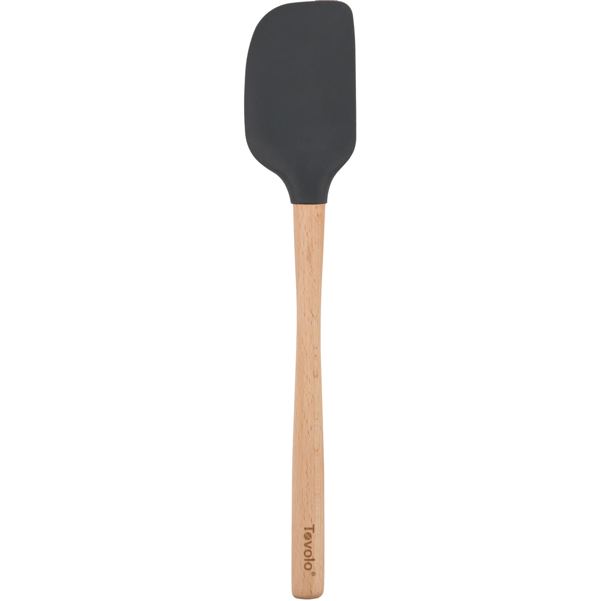 Tovolo Flex-Core Wood Handled Spatula CHARCOAL