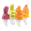 Tovolo Dino Pop Molds Set of 4 ORANGE_PEEL