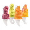 Tovolo Dino Pop Molds Set of 4 ORANGE_PEEL