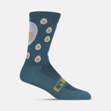 Giro Cycle Comp Racer High Rise Sock Harbor Blue Eggs