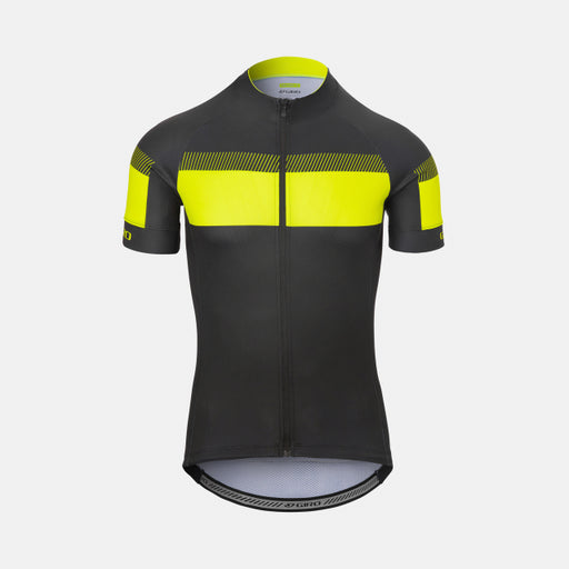 Giro Cycle Men's Chrono Sport Jersey Black/Highlight Yellow Sprint