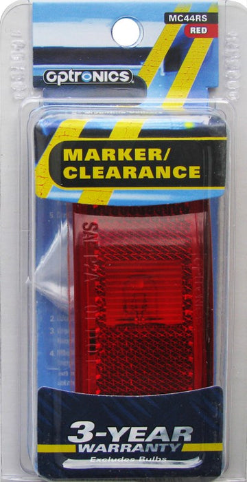 Optronics Surface Mount Marker/Clearance Light with Reflex, Red RED