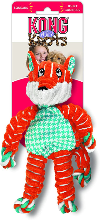 Kong Floppy Knots Fox Dog Toy, Medium/Large FOX