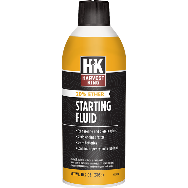 Harvest King 20% Ether Starting Fluid, 10.7oz
