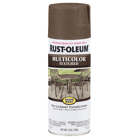 RUST-OLEUM 12 OZ Stops Rust MultiColor Textured Spray Paint - Autumn Brown AUTUMN_BROWN