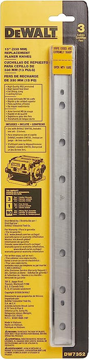Dewalt 13 IN. Disposable Reversible Thickness Planer Knives - 3 PACK