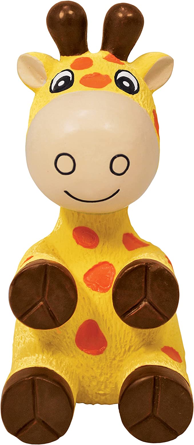 Rubber giraffe dog fashion toy