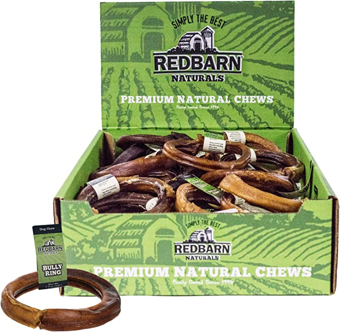 Red Barn Bully Ring Dog Chew, Small