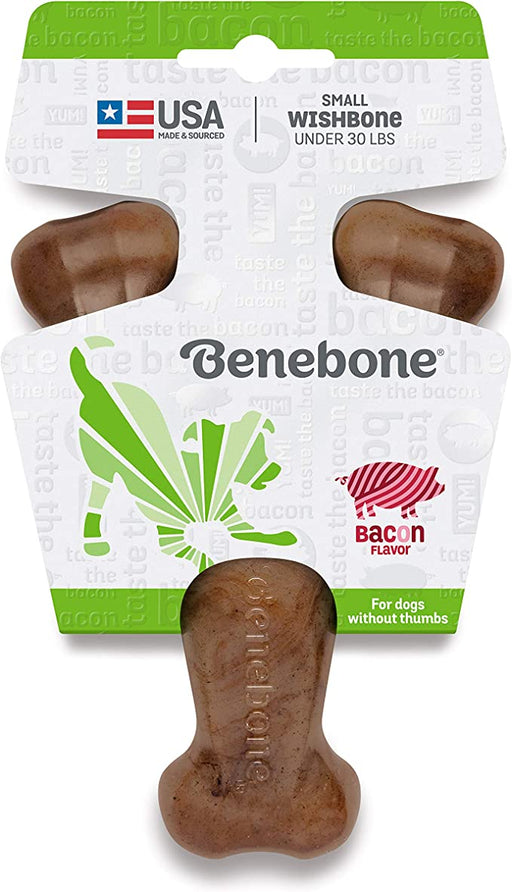 Benebone Wishbone, Bacon, Small