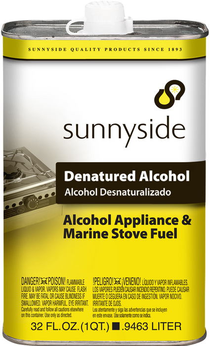 SUNNYSIDE Denatured Alcohol - QUART QT
