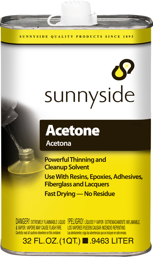 SUNNYSIDE Acetone - QUART QT