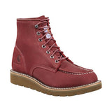 Carhartt Women's 6" Moc Toe Wedge Boot Burgundy