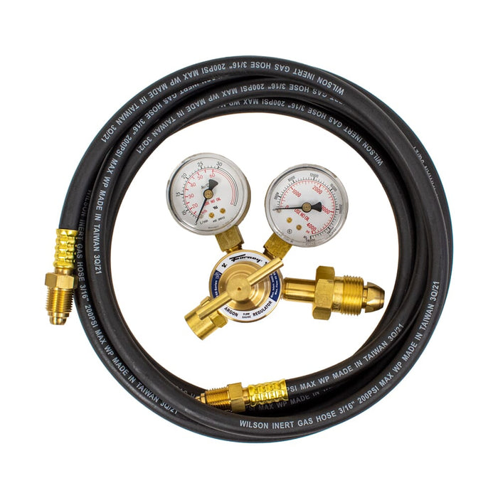 Forney Regulator with 10ft Hose, CGA-580, 5/8 in NPT