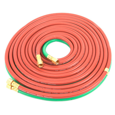 Forney T-Grade Oxy-Acetylene Hose, 1/4 in x 25ft