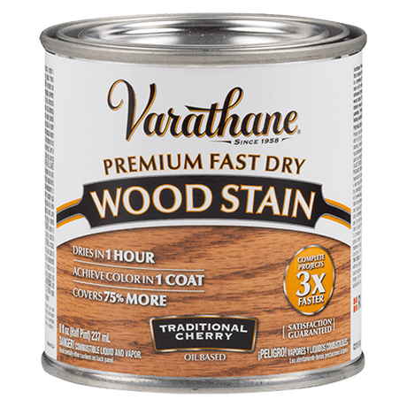 VARATHANE Half Pint Fast Dry - Stain Traditional Cherry TRADITIONAL_CHERRY