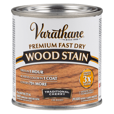 VARATHANE Half Pint Fast Dry - Stain Traditional Cherry TRADITIONAL_CHERRY
