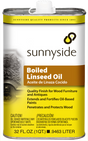 SUNNYSIDE Boiled Linseed Oil - QUART QT