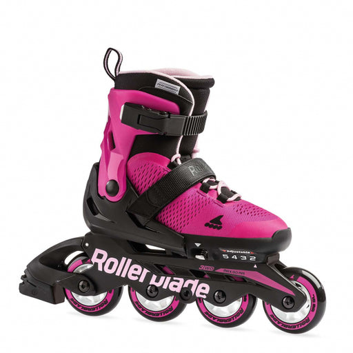 Rollerblade Microblade Girl's Adjustable Fitness Inline Skate Pink/Bubblegum