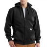 Carhartt Men's Rain Defender Loose Fit Heavyweight Full-zip Sweatshirt 001 black