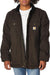 Carhartt Men's Full Swing Relaxed Fit Washed Duck Insulated Traditional Coat 201 dark brown