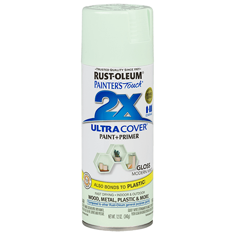 RUST-OLEUM 12 OZ Painter's Touch 2X Ultra Cover Gloss Spray Paint - Gloss Modern Mint MODERN_MINT /  / GLOSS