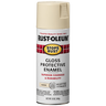 RUST-OLEUM 12 OZ Stops Rust Protective Enamel Spray Paint - Gloss Almond ALMOND