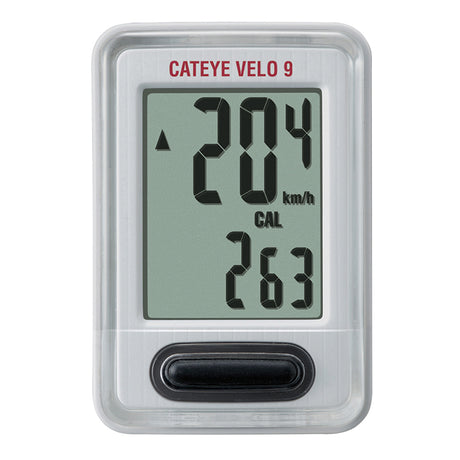 CatEye VELO 9 WIRED BIKE COMPUTER WHITE