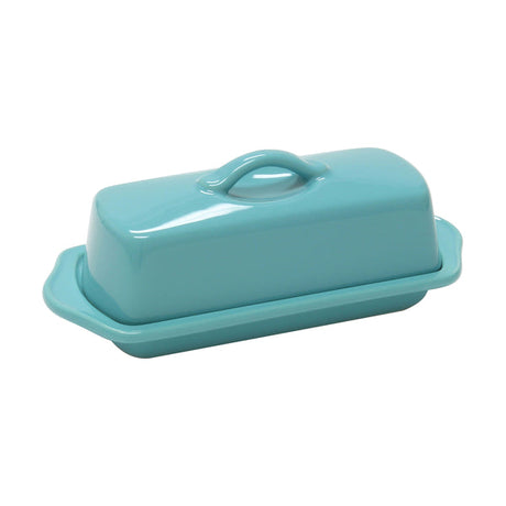 Chantal Full-Size Butter Dish AQUA