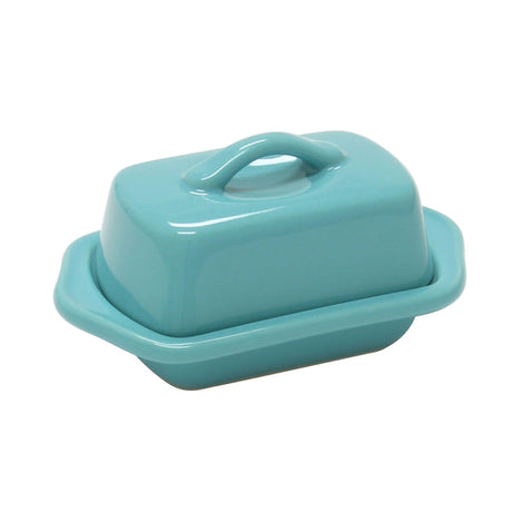 Chantal Aqua Mini Butter Dish 5 Inch X 3.25 Inch AQUA