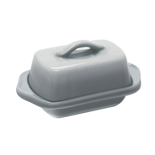 Chantal Fade Grey Mini Butter Dish 5 Inch X 3.25 Inch FADE_GREY