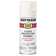 RUST-OLEUM 12 OZ Stops Rust Protective Enamel Spray Paint - Gloss Canvas White CANVAS_WHITE