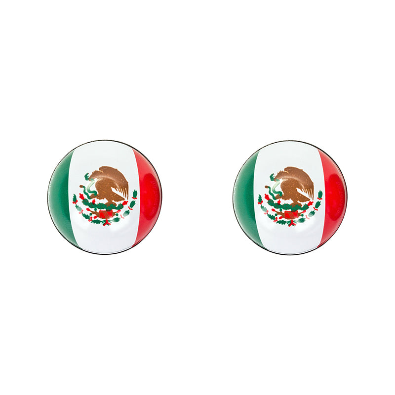 TrikTopz Valve Caps Flag Mexico