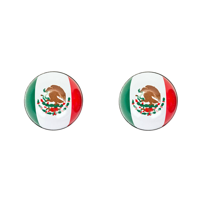 TrikTopz Valve Caps Flag Mexico