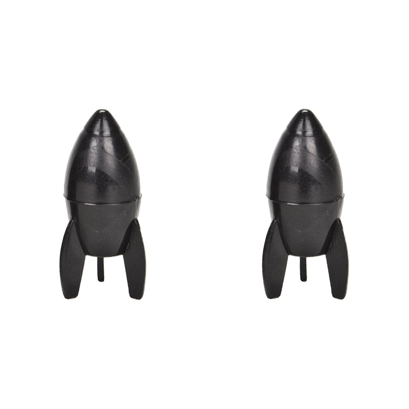 TrikTopz Valve Caps Black Presta Rockets BLACK_PRESTA_ROCKETS