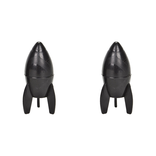 TrikTopz Valve Caps Black Presta Rockets BLACK_PRESTA_ROCKETS