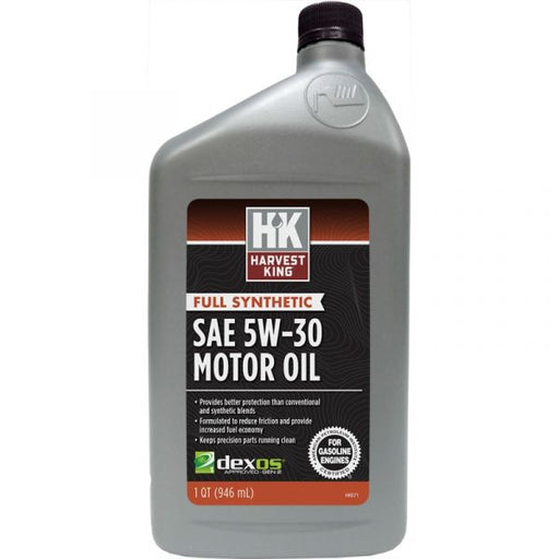 Harvest King Full Synthetic SAE 5W-30 Motor Oil, 1qt