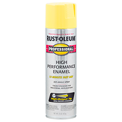 PROFESSIONAL 15 OZ High Performance Enamel Spray - Safety Yellow YELLOW