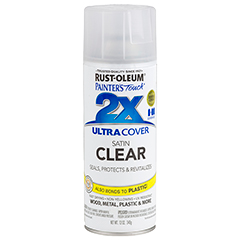 RUST-OLEUM 12 OZ Painter's Touch 2X Ultra Cover Clear Spray - Satin Clear SATIN_CLEAR