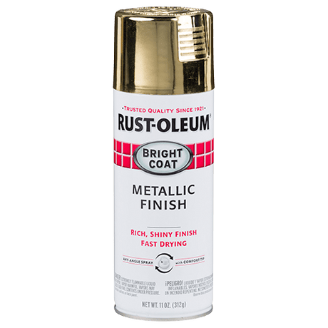 RUST-OLEUM 12 OZ Stops Rust Bright Coat Spray Paint - Gold GOLD