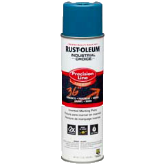 RUST-OLEUM 17 OZ M1600 System SB Precision Line Marking Paint - APWA Caution Blue BLUE