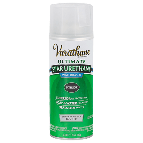 VARATHANE 11.25 OZ Ultimate Spar Urethane Water Based Spray - Clear Satin