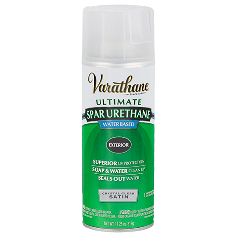 VARATHANE 11.25 OZ Ultimate Spar Urethane Water Based Spray - Clear Satin