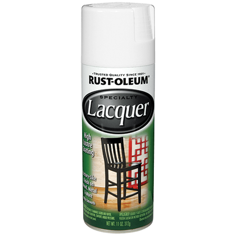 RUST-OLEUM 11 OZ Specialty Lacquer Spray - Gloss White WHITE