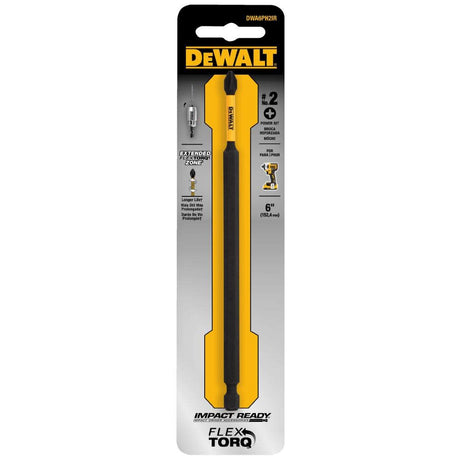 Dewalt FlexTorq Impact Ready Phillips No.2 X 6 IN. Screwdriver Bit - STEEL / 6IN