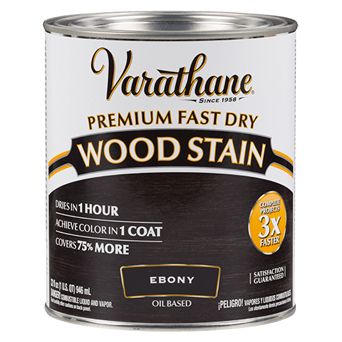 VARATHANE QT Fast Dry - Stain Ebony EBONY