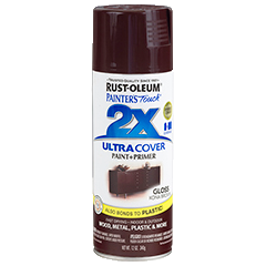 RUST-OLEUM 12 OZ Painter's Touch 2X Ultra Cover Gloss Spray Paint - Gloss Kona Brown KONA_BROWN