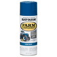 RUST-OLEUM 12 OZ Farm & Implement Paint - Ford Blue FORDBLUE