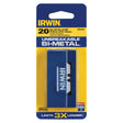 IRWIN INDUSTRIAL TOOL Bi-Metal Utility Knife Blades - 20 PACK