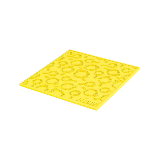 LODGE MANUFACTURING SILICONE SKILLET TRIVET YELLOW YELLOW