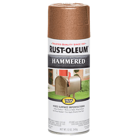 RUST-OLEUM 12 OZ Stops Rust Hammered Spray Paint - Copper COPPER
